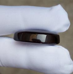 جزة مشكي عقيق طبيعي من اليمن - كابوشون عقيق يماني أسود - 36 قيراط