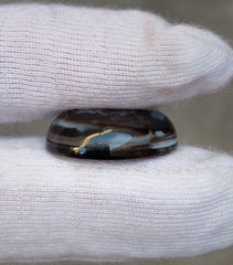 كابوشون عقيق 16.3 قيراط - عقيق السليماني - 19 × 20 ملم