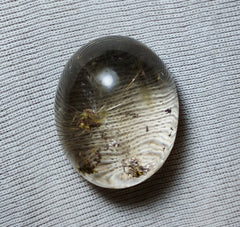 46.5 قيراط من الكوارتز الشبح الطبيعي - كوارتز الشبح - 19 × 24 مم