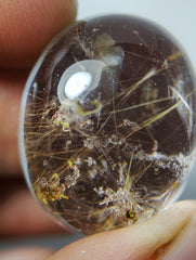 46.5 قيراط من الكوارتز الشبح الطبيعي - كوارتز الشبح - 19 × 24 مم