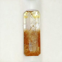 10.8 قيراط من الكوارتز التورماليني الذهبي - كوارتز روتيل ذهبي - كوارتز روتيل