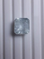 9ct Aquamarine - Aquamarine Crystal Square Cut - March Birthstone - 13x11.8x9.8mm