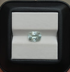 حجر كريم زبرجد طبيعي 2.5 قيراط - حجر بخت شهر مارس - 10x7.5x5.2 ملم