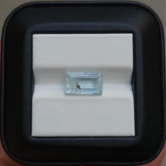 4.25ct Natural Aquamarine Crystal Emerald Cut - 12.4x7.5x5.3mm