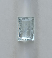 قطع مستطيلة من كريستال الزبرجد الطبيعي 2.7 قيراط - حجر بخت شهر مارس - 10.5x7x4 ملم