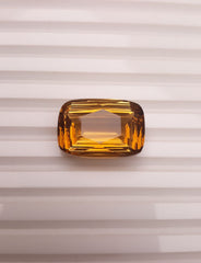 22.4 قيراط سيترين طبيعي شفاف عالي الجودة للبيع - سيترين ذهبي - حجر بخت شهر نوفمبر - 22x15x10mm