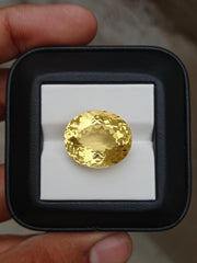 20.2ct Faceted Citrine For Sale - November Birthstone - 19x17x11mm