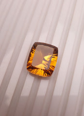 16.6ct Natural Transparent Best Quality Citrine For Sale - Golden Citrine - November Birthstone - 18x15x9mm