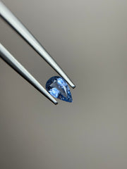 0.70ct Natural Pastel Blue Pear Sapphire - September Birthstone