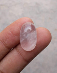 16.5ct Dur e Najaf - Pearl of Najaf Cabochon - April Birthstone - Rock Crystal Quartz -21.2x13.2mm