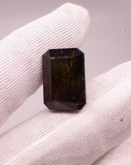 19.7ct Epidote - Epidote Crystal - Epidote for sale - Zabarjad - 18x12x6.8mm
