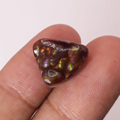 كابوشون عقيق ناري مكسيكي نادر من MultiFire