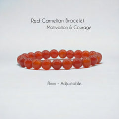 A+ سوار من حجر الرودوكروزيت الأرجنتيني الطبيعي، مقاسات 7-13.5 ملم