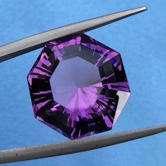 قطع جمشت فاخرة 16 قيراط - كريستال جمشت طبيعي - 16.8x16.8 ملم