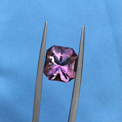 حجر جمشت 7 قيراط مقطوع بشكل خيالي من البرازيل - حجر مواليد شهر فبراير