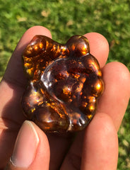 نحت العقيق الناري النادر بحجم كبير 95 قيراط - أحجار كريمة لهواة الجمع