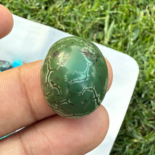 34.5ct Natural Green Turquoise aka Feroza Stone