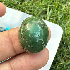 34.5ct Natural Green Turquoise aka Feroza Stone