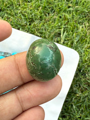 34.5ct Natural Green Turquoise aka Feroza Stone