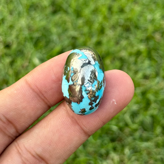 72ct Natural Turquoise - Feroza Stone