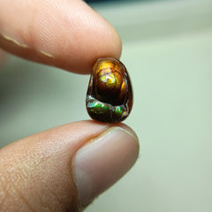 حجر العقيق الناري النادر - بيبي فوت - عقيق دي فوغو