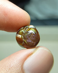 نحت العقيق الناري ذو الملمس الملون بألوان قوس قزح - Agate De Feugo