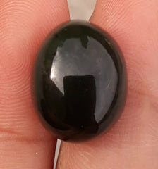 16.5ct Jade, Nephrite Jade Cabochon, Jade Green, Good Quality Jade Stones - 17x13x8mm