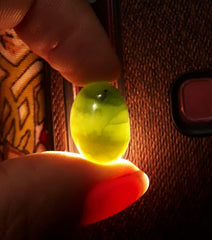 20.7ct اليشم، النفريت اليشم كابوشون، اليشم الأخضر، أحجار اليشم ذات نوعية جيدة - 17.2x13x9mm