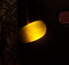 33.6ct اليشم، النفريت اليشم كابوشون، اليشم الأخضر، أحجار اليشم ذات نوعية جيدة - 24.7x13x10mm