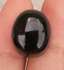 20.6ct اليشم، النفريت اليشم كابوشون، اليشم الأخضر، أحجار اليشم ذات نوعية جيدة - 16x13.8x10mm