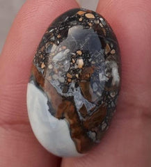 22.9ct Jasper - Maligano Jasper Cabochon - Jasper Maligano- 26x16mm