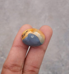 23.8 قيراط جاسبر - ماليجانو جاسبر كابوشون - جاسبر ماليجانو - 21x17 ملم