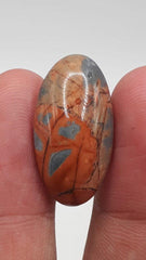 18ct Jasper - Maligano Jasper Cabochon - Jasper Maligano- 25x13mm