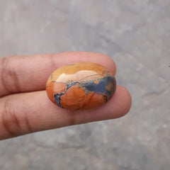 32ct Jasper - Maligano Jasper Cabochon - Jasper Maligano- 27x20mm