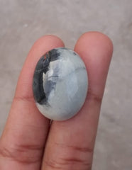 33.7 قيراط جاسبر - ماليجانو جاسبر كابوشون - جاسبر ماليجانو - 26x19.5 ملم