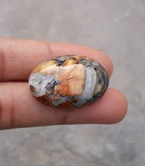 36.7 قيراط جاسبر - ماليجانو جاسبر كابوشون - جاسبر ماليجانو - 28x20.5 ملم