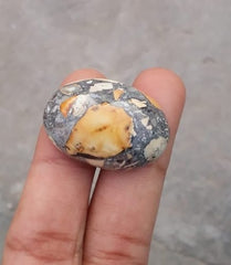 37.5 قيراط جاسبر - ماليجانو جاسبر كابوشون - جاسبر ماليجانو - 29.5 × 20.5 ملم