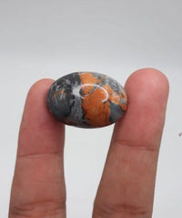48ct Jasper - Maligano Jasper Cabochon - Jasper Maligano- 26x18mm