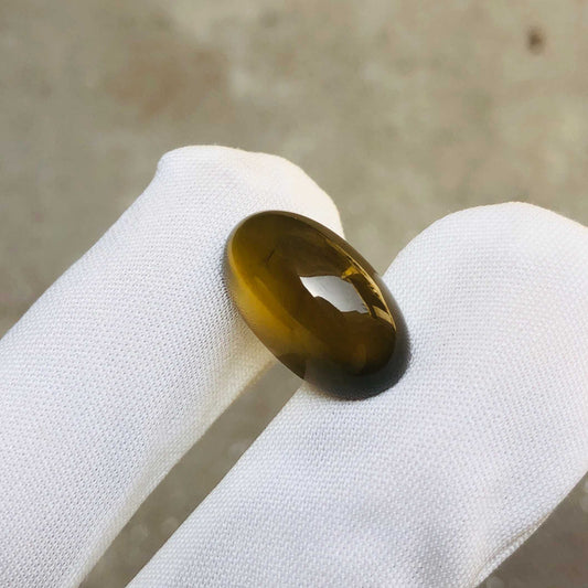 Natural Vesuvianite Solar Gemstone - Vesuvianite Cabochon - 19x11x9mm