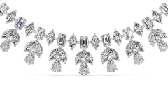 قلادة الماس الأنيقة