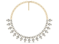 قلادة الماس الأنيقة