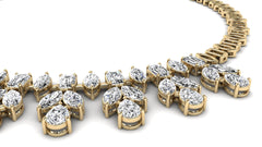 قلادة الماس الأنيقة