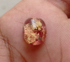 كوارتز فانتوم طبيعي 8.5 قيراط - كوارتز شبح - 13x11 ملم