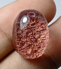 كوارتز فانتوم طبيعي 23.1 قيراط - كوارتز شبح - 20x15 ملم