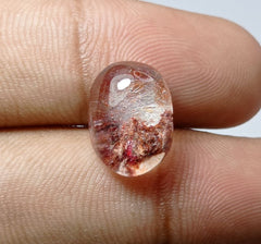 9.1 قيراط كوارتز فانتوم طبيعي - كوارتز شبح - 15x11 ملم