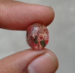 كوارتز فانتوم طبيعي 10.5 قيراط - كوارتز شبح - 14x11.5 ملم