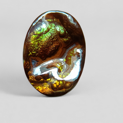 Rare Agate De Feugo - Rare Fire Agate Oval Shape