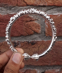 سوار من الفضة الإسترلينية مصنوع يدويًا