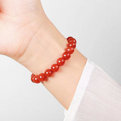 A+ سوار من حجر الرودوكروزيت الأرجنتيني الطبيعي، مقاسات 7-13.5 ملم