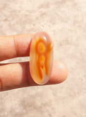 37 قيراط جاسبر - جاسبر كابوشون - 26 × 17 ملم